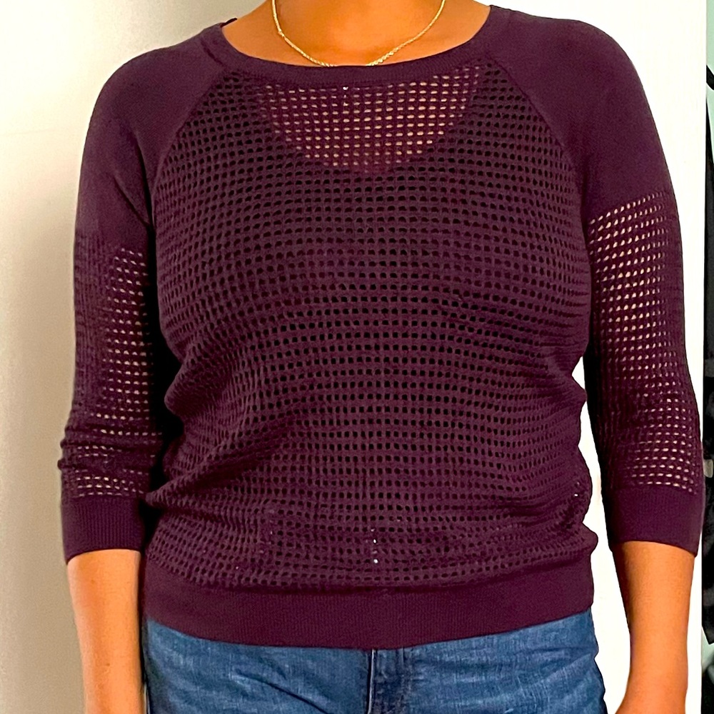 Express Mesh knitted top